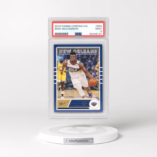 2019 Panini Chronicles #664 Zion Williamson (PSA 9 MINT)