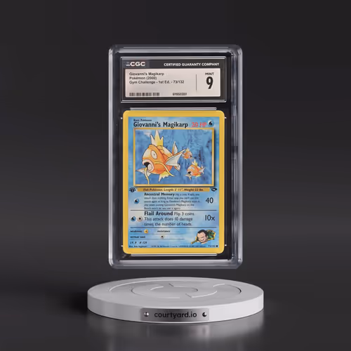 2000 Gym Challenge #73/132 Giovanni's Magikarp - 1st Edition 1st Edition (CGC 9 MINT)