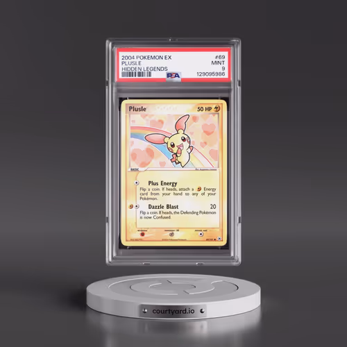 2004 Pokémon EX Hidden Legends #69 Plusle (PSA 9 MINT)