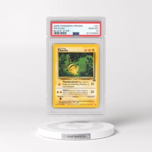 2000 Pokémon Promo Black Star #27 Pikachu (PSA 10 GEM MINT)