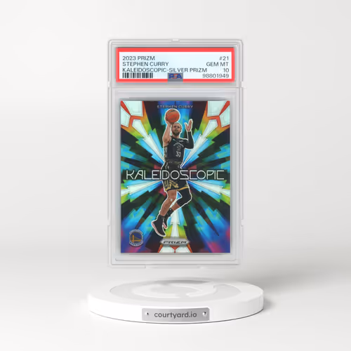 2023 Panini Prizm Kaleidoscopic #21 Stephen Curry - Silver Prizm (PSA 10 GEM MINT)