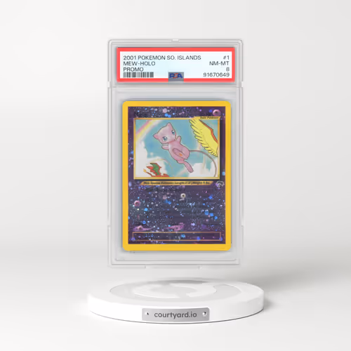 2001 Pokémon Southern Islands Promo #1 Mew - Holo (PSA 8 NM-MT)