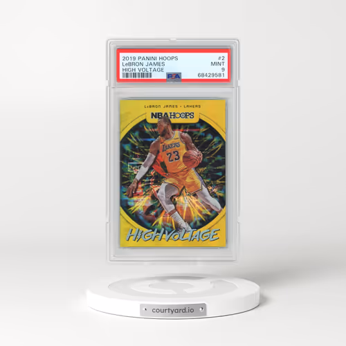 2019 Panini Hoops High Voltage #2 LeBron James (PSA 9 MINT)