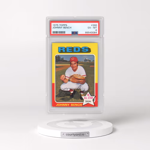 1975 Topps #260 Johnny Bench (PSA 6 EX-MT)