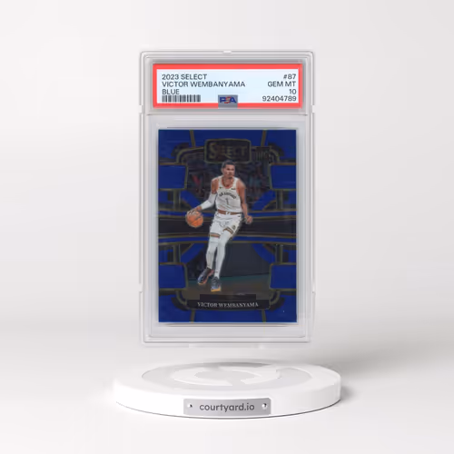 2023 Panini Select #87 Victor Wembanyama - Blue (PSA 10 GEM MINT)