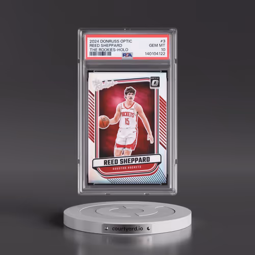 2024 Panini Donruss Optic the Rookies #3 Reed Sheppard - Holo (PSA 10 GEM MINT)