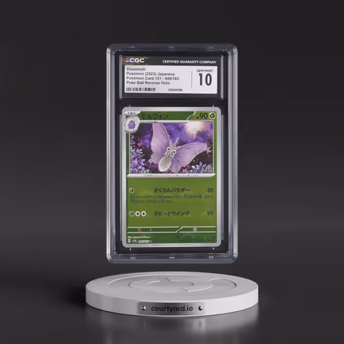 2010 Pokémon Card 151 #049/165 Venomoth - Reverse Holo Poké Ball (CGC 10 GEM MINT)