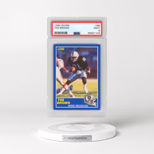 1989 Score #86 Tim Brown (PSA 9 MINT)