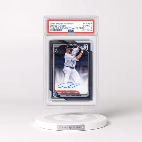 2024 Bowman Draft Chrome Prospect Autographs #CPABR Bryce Rainer (PSA 10 GEM MINT)