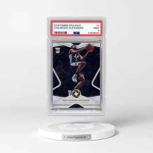 2018 Panini Opulence #4 Shai Gilgeous-Alexander (PSA 9 MINT)