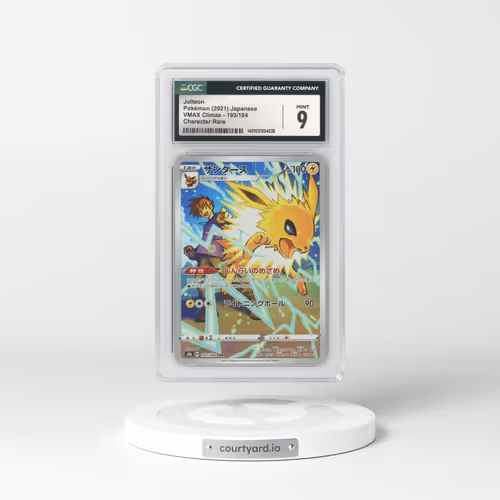 2021 Japanese VMAX Climax #193 Jolteon - Full Art Holo (CGC 9 MINT)
