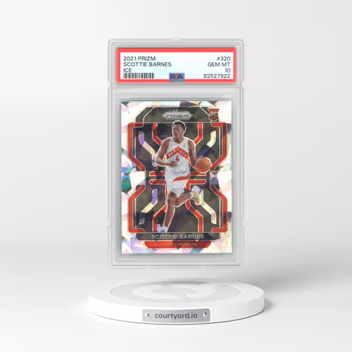 2021 Panini Prizm #320 Scottie Barnes - Ice (PSA 10 GEM MINT)
