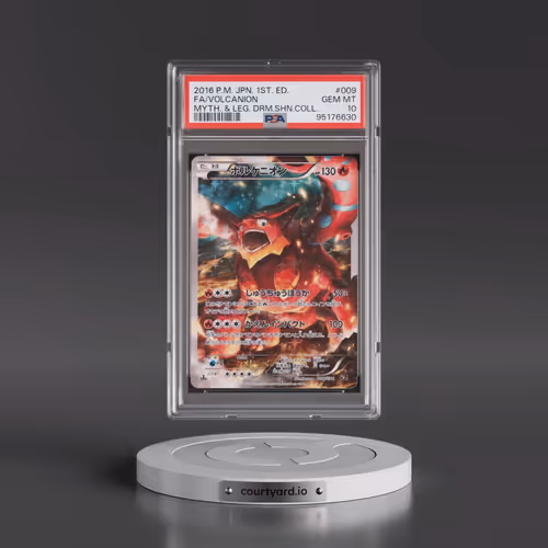 2016 Pokémon Mythical & Legendary Dream Shine Collection #009 Volcanion - 1st Edition Full Art (PSA