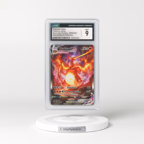2017 Black Star Promos - Sword & Shield #261 Charizard VMAX - Holo Ultra-Premium Collection (CGC 9 MINT)