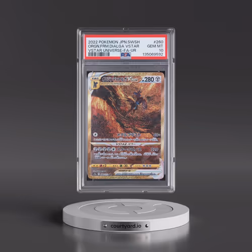 2022 Pokémon Sword & Shield Vstar Universe #260 Origin Forme Dialga Vstar - Full Art Ultra Rare (PSA