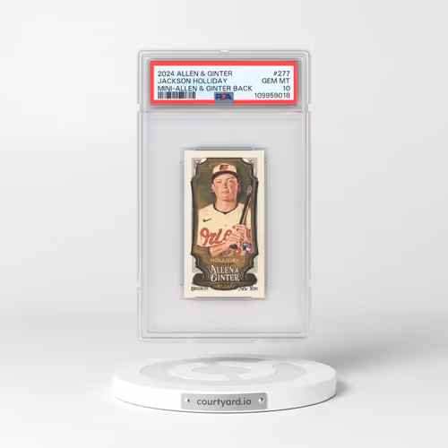 2024 Topps Allen & Ginter #277 Jackson Holliday - Mini-Allen & Ginter Back (PSA 10 GEM MINT)