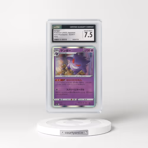 2021 Dark Phantasma #023/071 Gengar - Holo (CGC 7.5 NM+)