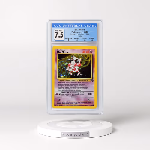 1999 Jungle #6/64 Mr. Mime - Holo (CGC 7.5 NM+)