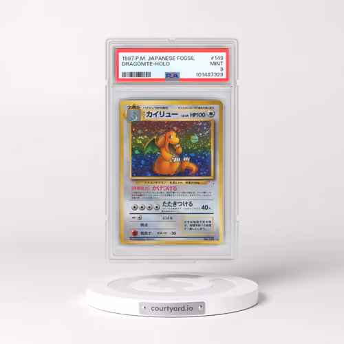 1997 Pokémon Fossil #149 Dragonite - Holo (PSA 9 MINT)