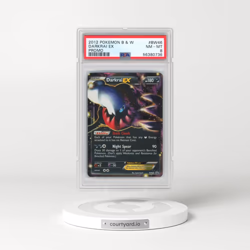 2012 Pokémon Black & White Promo #BW46 Darkrai EX - Holo (PSA 8 NM-MT)