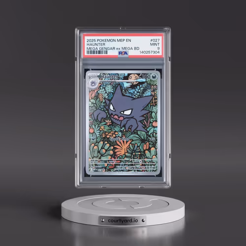 2025 Pokémon Mep EN-Me Black Star Promo #027 Haunter - Mega Gengar EX Mega Battle Deck (PSA 9 MINT)