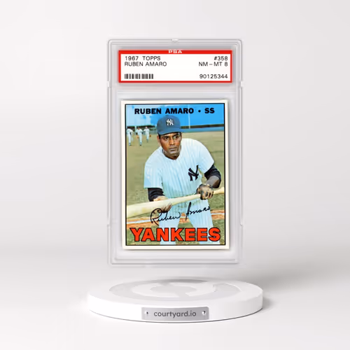 1967 Topps #358 Ruben Amaro (PSA 8 NM-MT)