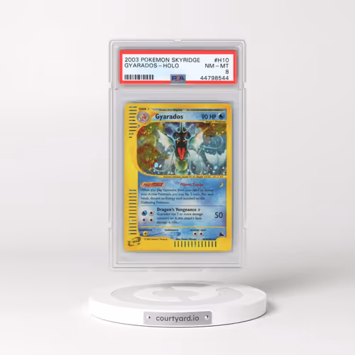 2003 Pokémon Skyridge #H10 Gyarados - Holo (PSA 8 NM-MT)