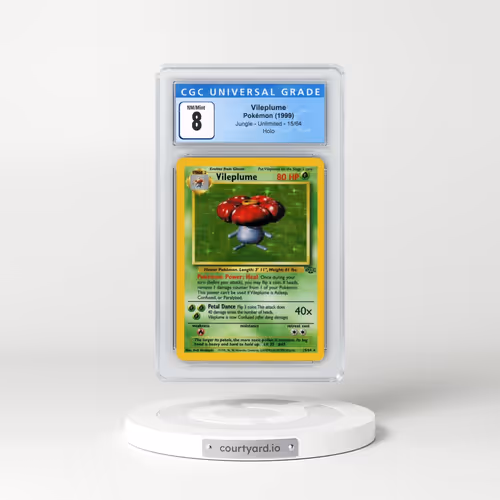 1999 Jungle #15/64 Vileplume - Holo (CGC 8 NM-MT)