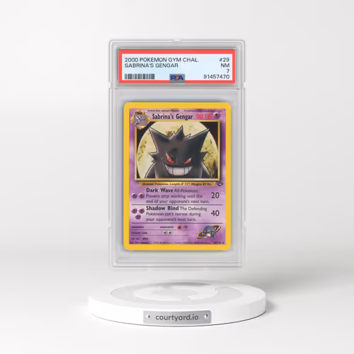2000 Pokémon Gym Challenge #29 Sabrina's Gengar (PSA 7 NM)