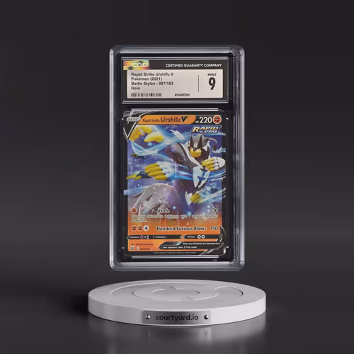 2021 Battle Styles #087/163 Rapid Strike Urshifu V - Holo (CGC 9 MINT)