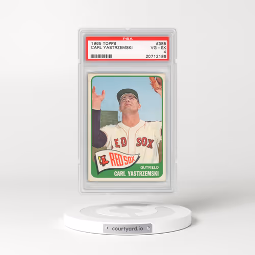 1965 Topps #385 Carl Yastrzemski (PSA 4 VG-EX)