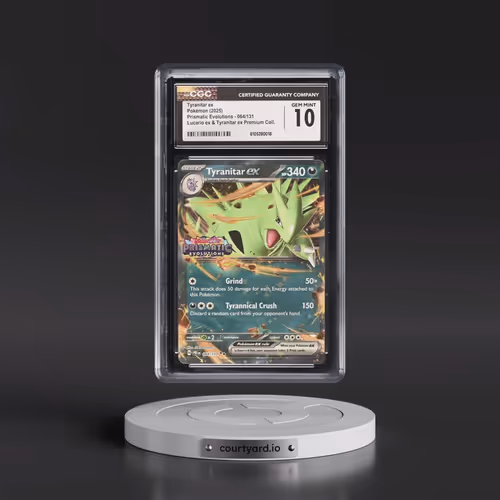 2024 Prismatic Evolutions - PRE EN #064/131 Tyranitar ex - (Prismatic Evolutions Stamp) Lucario ex &