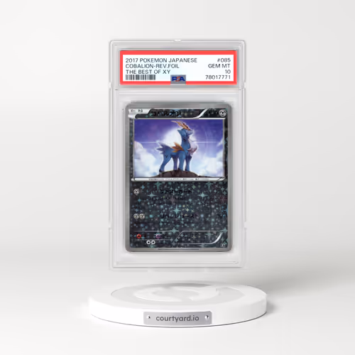 2017 Pokémon the Best of XY #085 Cobalion - Reverse Foil (PSA 10 GEM MINT)