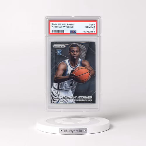 2014 Panini Prizm #251 Andrew Wiggins (PSA 10 GEM MINT)