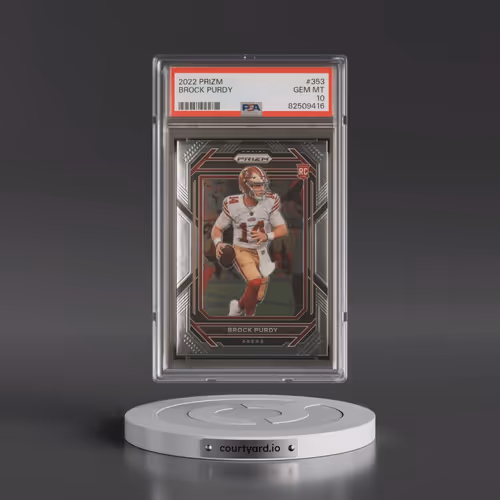 2022 Panini Prizm #353 Brock Purdy (PSA 10 GEM MINT)