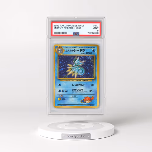 1998 Pokémon Gym #117 Misty's Seadra - Holo (PSA 9 MINT)
