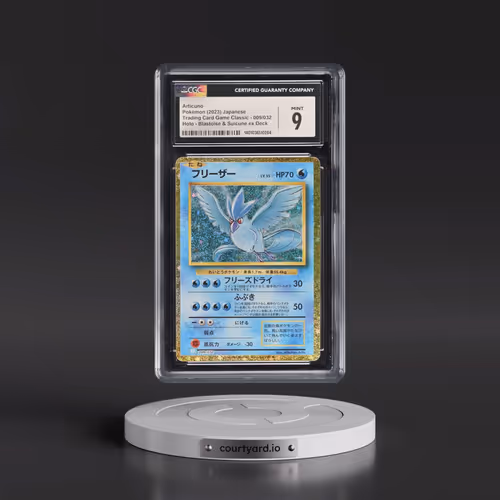 2023 Pokémon Clk-Trading Card Game Classic Blastoise & Suicune EX Deck #009 Articuno (CGC 9 MINT)