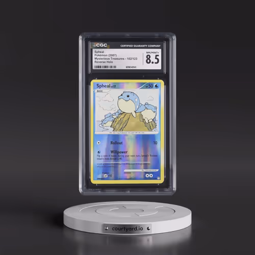 2007 Mysterious Treasures #102/123 Spheal - Reverse Holo (CGC 8.5 NM-MT+)