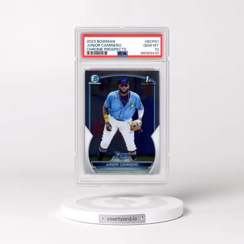 2023 Bowman Chrome Prospects #BCP61 Junior Caminero (PSA 10 GEM MINT)