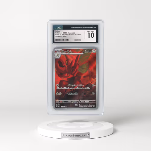 2023 Ruler of the Black Flame #116/108 Scizor - Art Rare (CGC 10 GEM MINT)
