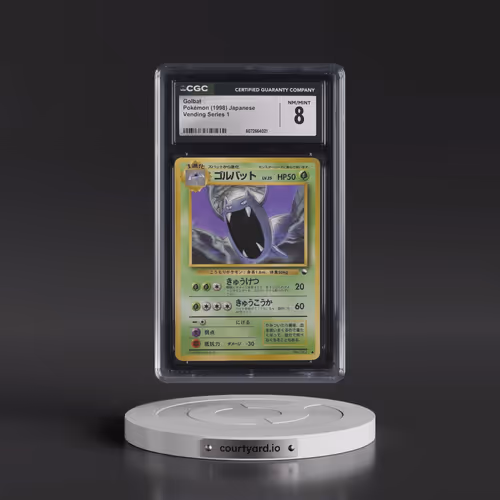 1998 Vending Series 1 (Pokeball Symbol. Glossy) Golbat (CGC 8 NM-MT)