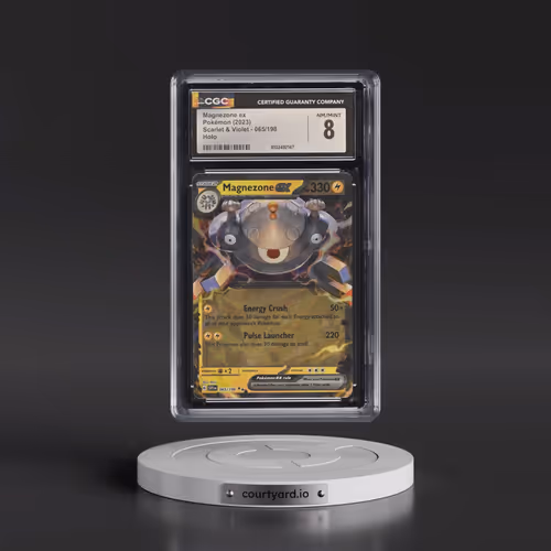 2023 Scarlet & Violet #065/198 Magnezone ex - Holo (CGC 8 NM-MT)