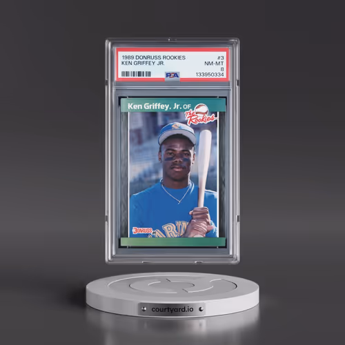 1989 Donruss Rookies #3 Ken Griffey Jr (PSA 8 NM-MT)