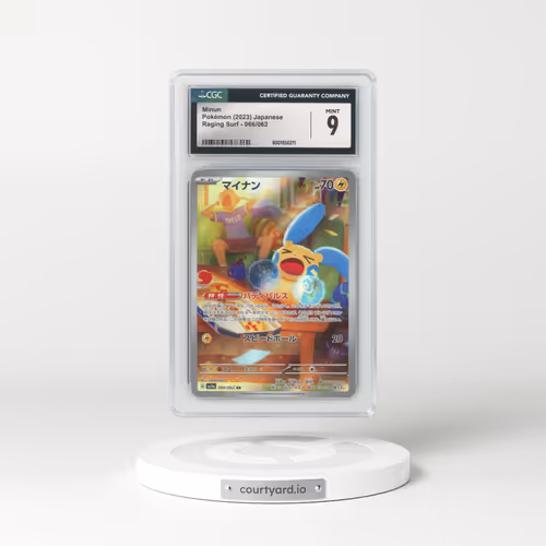 2023 Raging Surf #066/062 Minun - Holo (CGC 9 MINT)