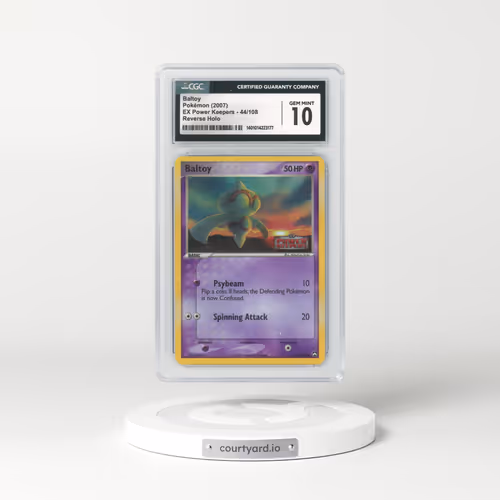 2007 EX Power Keepers #44 Baltoy - Holo (CGC 10 GEM MINT)