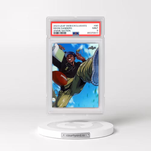 2023 Leaf Web Exclusives #80 Deion Sanders - Anime Nation (PSA 9 MINT)