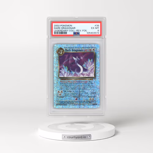 2002 Pokémon Legendary Collection #38 Dark Dragonair - Reverse Foil (PSA 6 EX-MT)