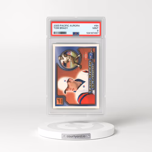 2000 Pacific Aurora #84 Tom Brady (PSA 9 MINT)