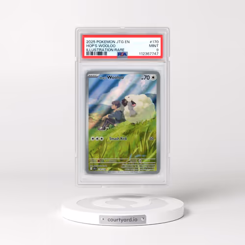 2025 Pokémon Jtg EN-Journey Together #170 Hop's Wooloo - Illustration Rare (PSA 9 MINT)