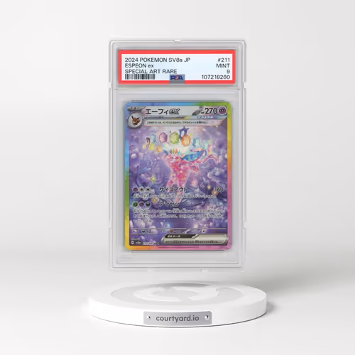 2024 Pokémon Sv8a-Terastal Fest EX #211 Espeon EX - Holo Special Art Rare (PSA 9 MINT)